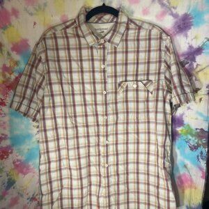 Horny Toad - Button up short sleeved shirt - Men's Medium